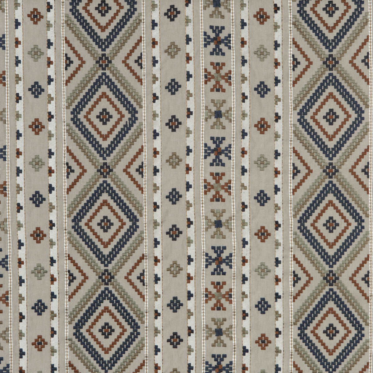 Shaftesbury - Blue/Lovat - FD715.H46.0 - Mulberry Fabric - Mulberry Fabric