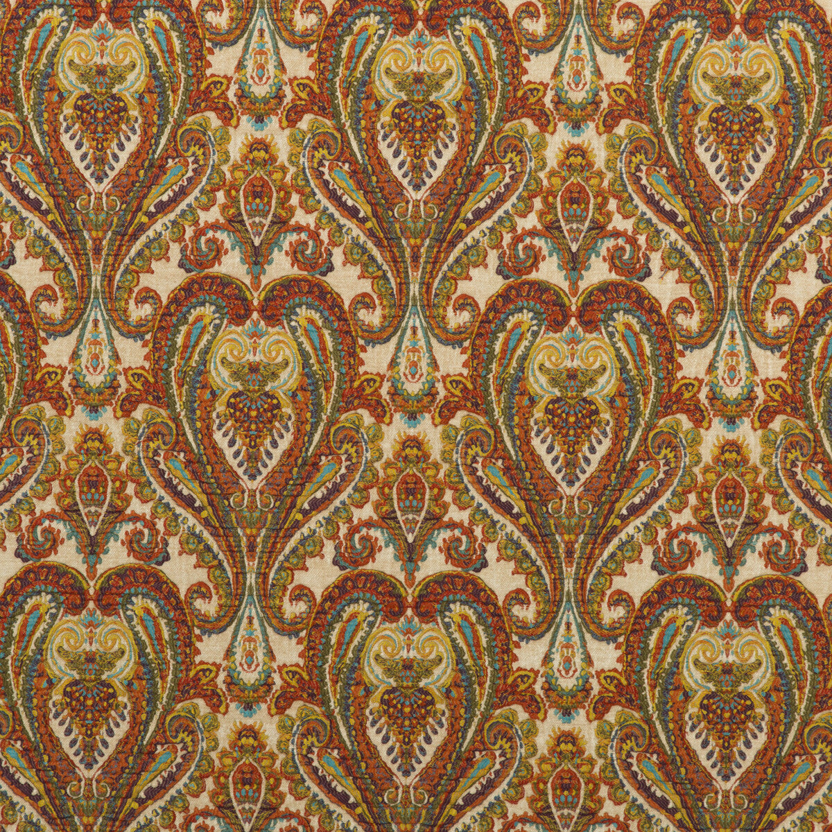 Bohemian Paisley - Multi - FD728.Y101.0 - Mulberry Fabric