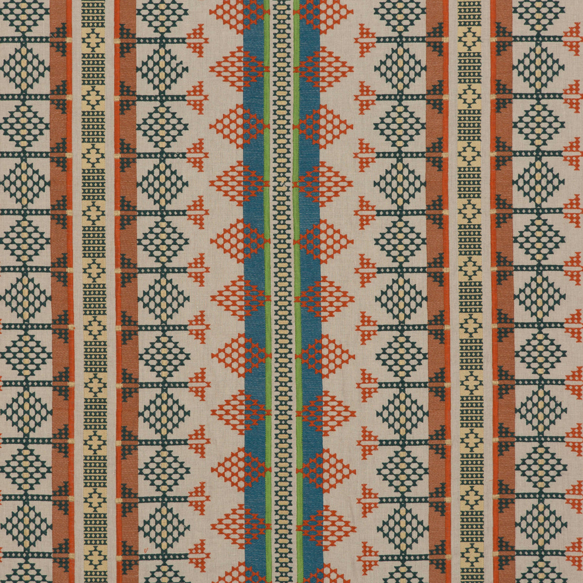 Saddle Blanket - Teal - FD737.R11.0 - Mulberry Fabric