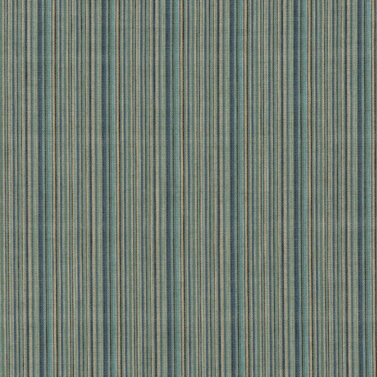 Blantyre Vintage Chenille - Teal/Aqua/Indigo - FD746.R44.0 - Mulberry Fabric - Mulberry Fabric
