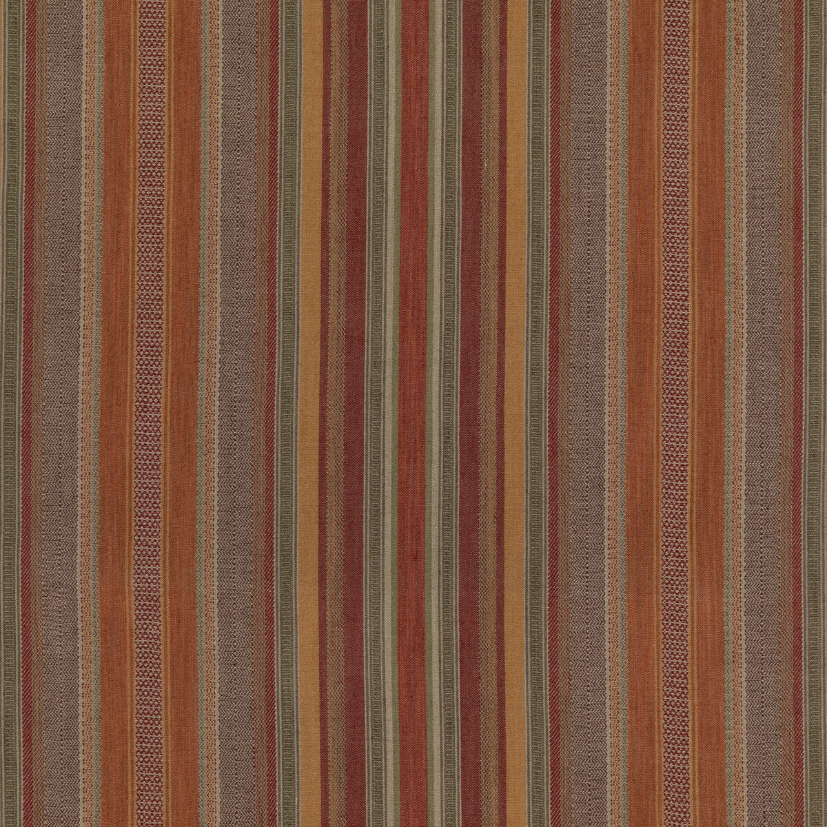 Rustic Stripe - Red/Plum