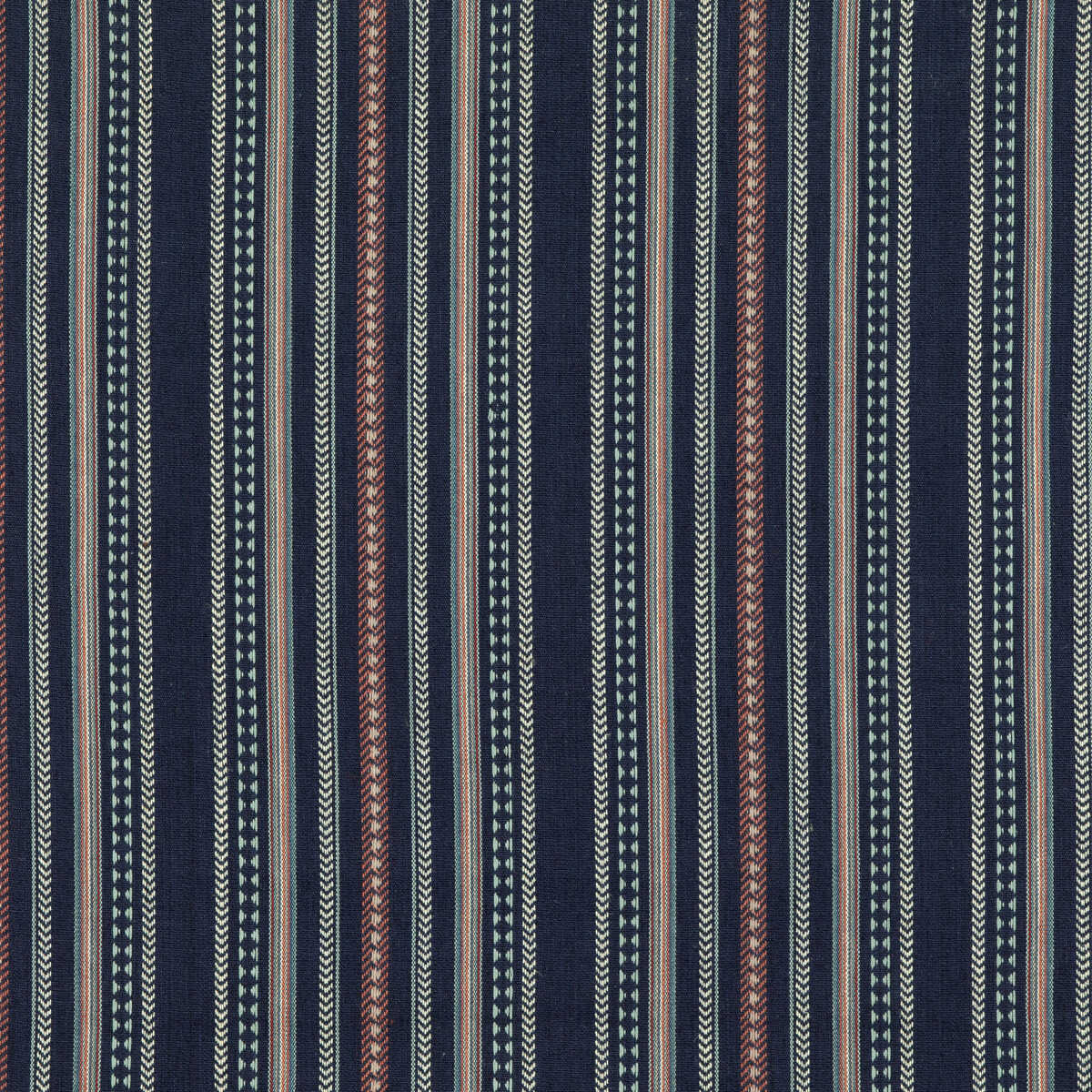 Racing Stripe - Indigo - MULBERRY Tela