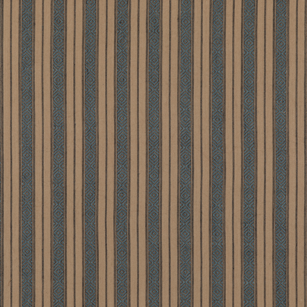 Cowdray Stripe - Denim - Mulberry Fabric