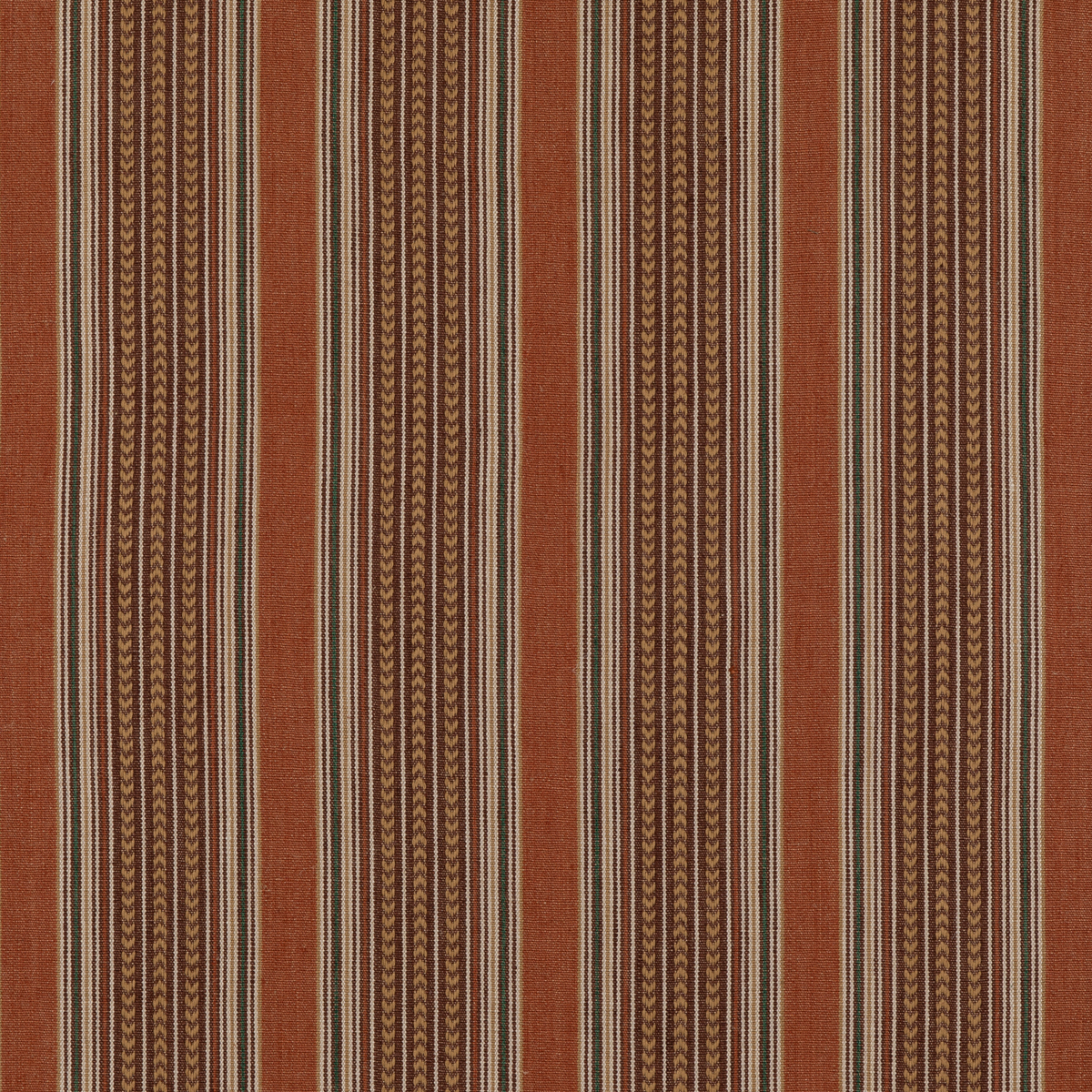 Berber Stripe - Spice - Mulberry Fabric
