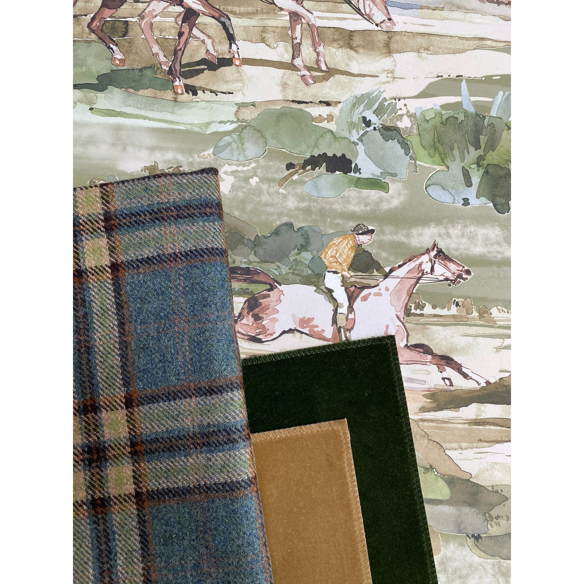 Ghillie - Teal - Mulberry Fabric