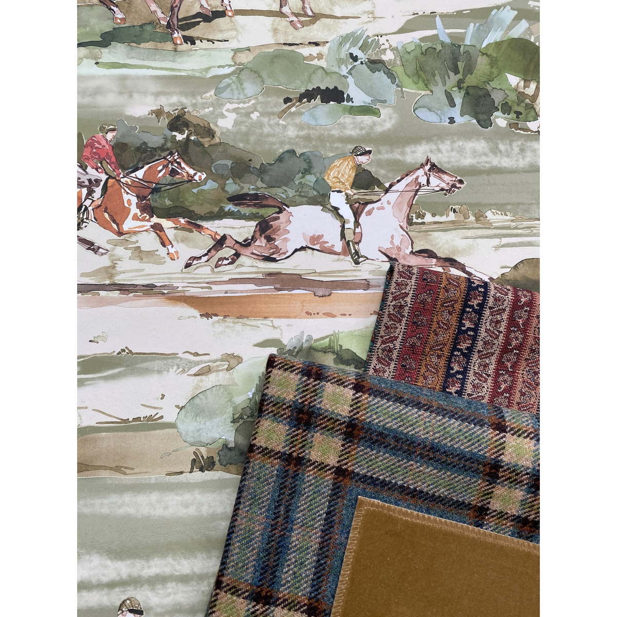 Ghillie - Teal - Mulberry Fabric