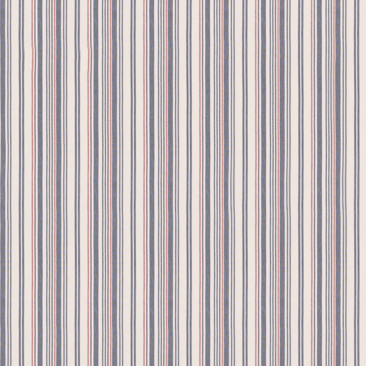 Spinnaker Stripe - Indigo/Red - FD814.G103.0 - Mulberry Fabric - Mulberry Fabric
