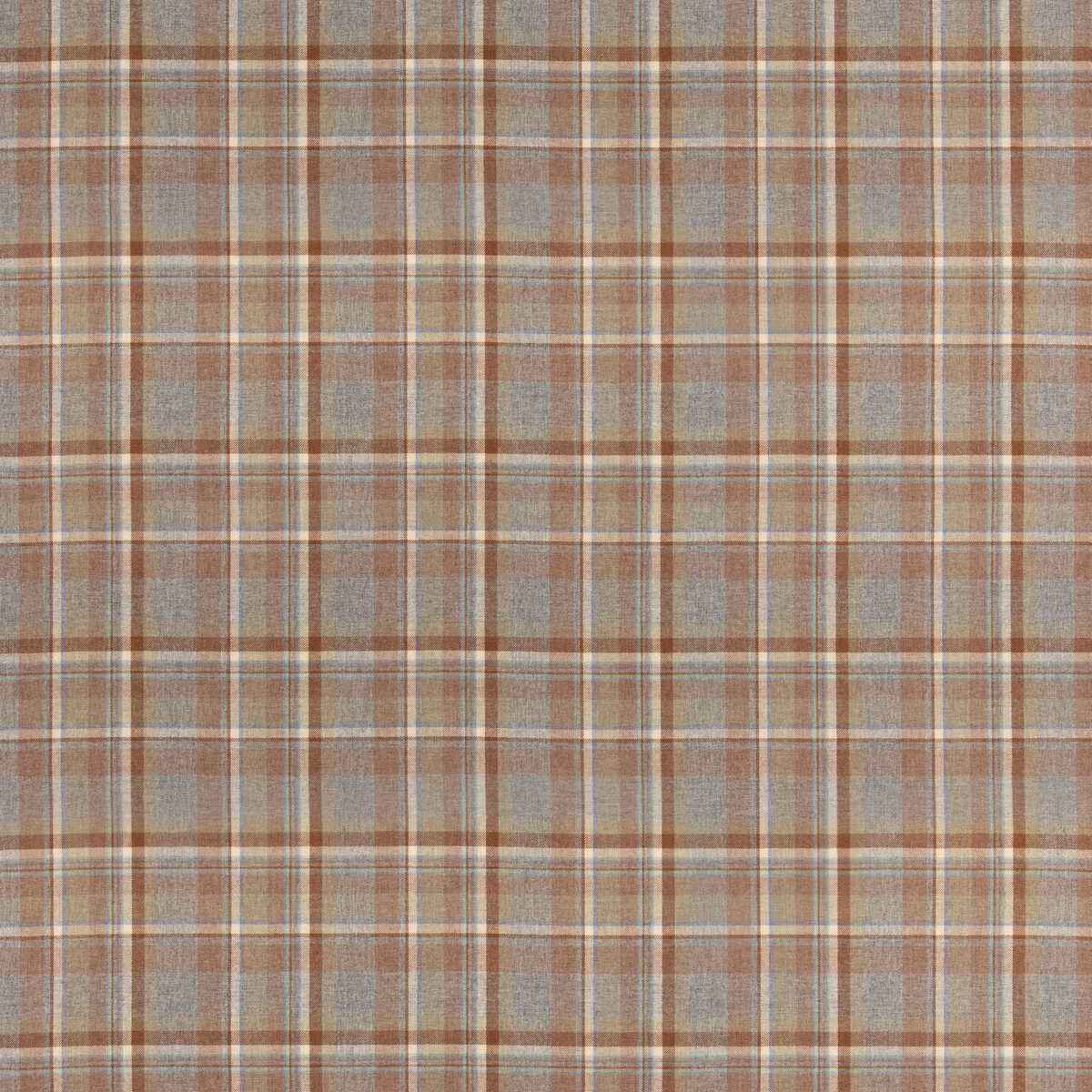 Fd838l330 Lindisfarne Plaid Fawn Aqua Mulberry Fabric