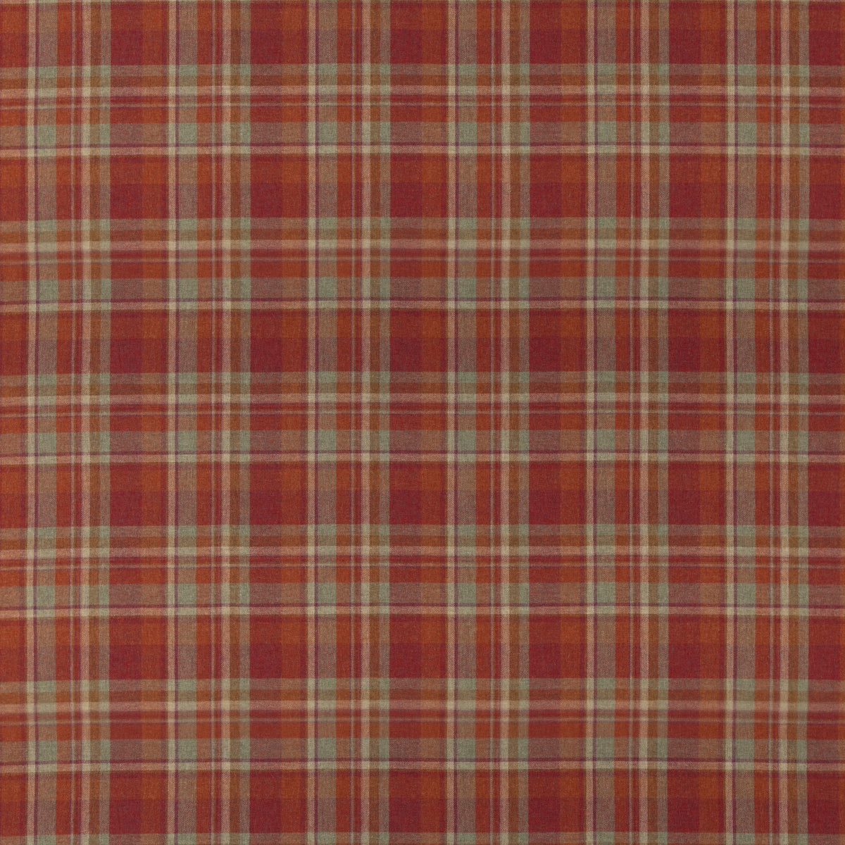 Lindisfarne Plaid - Russet - FD838.V55.0 - Mulberry Fabric