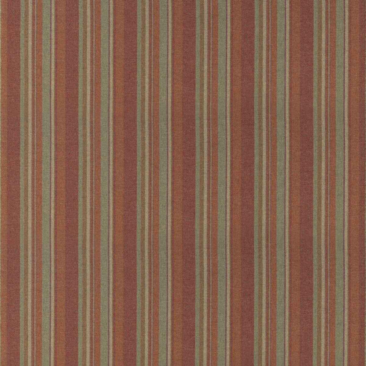 Fd839v1710 Lindisfarne Stripe Russet Sage Mulberry Fabric