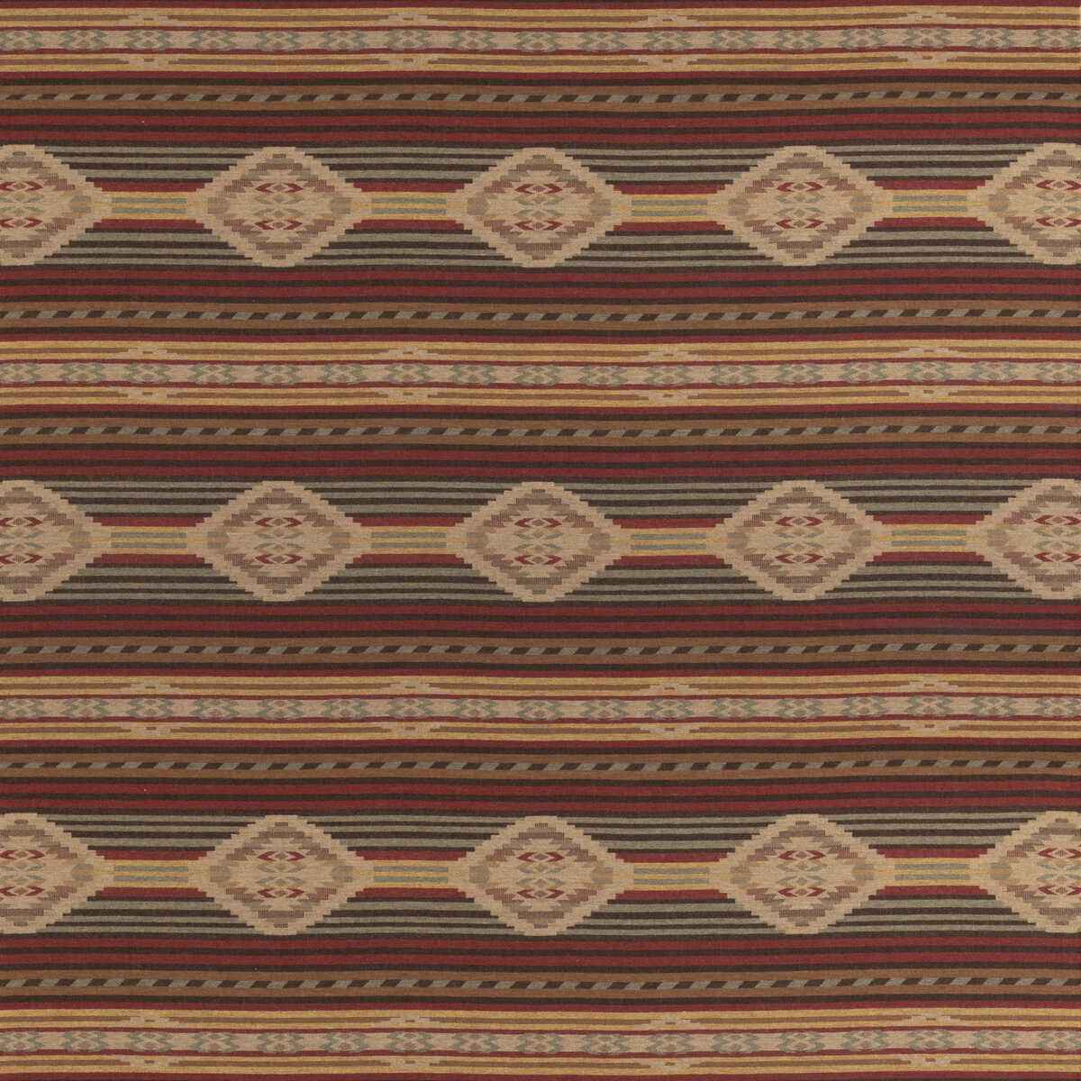 Fd840v1690 Harlech Red Lovat Sand Mulberry Fabric - MULBERRY Fabric