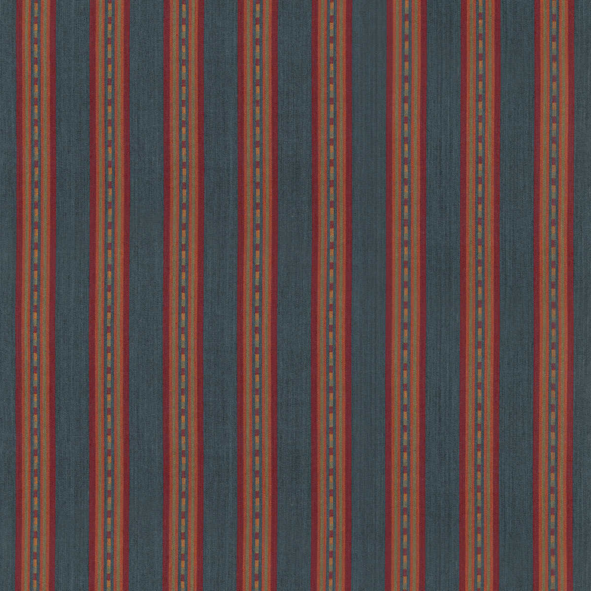 Country Stripe - Teal - MULBERRY Tela