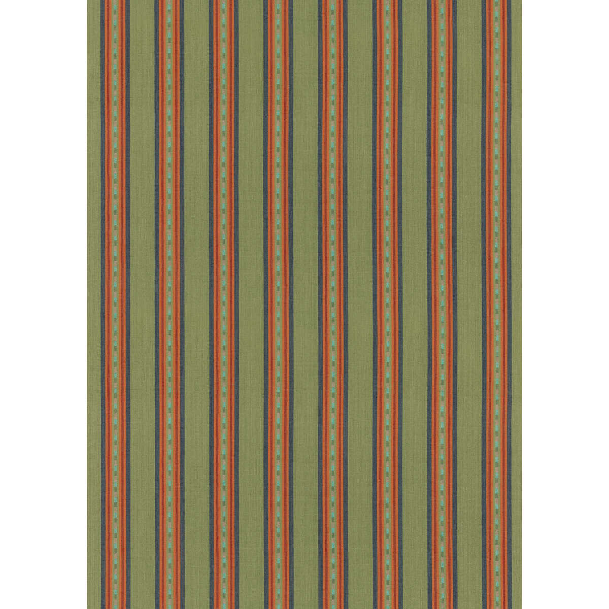 Country Stripe - Emerald - MULBERRY Tela