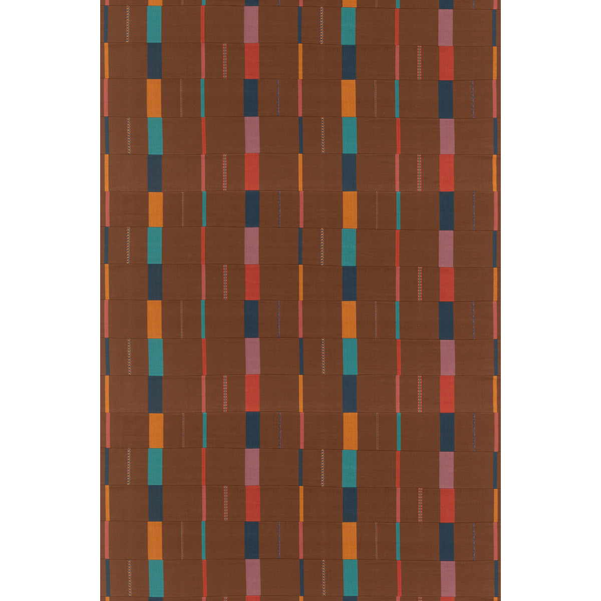 Paddock Stripe - Espresso - FD860.K74.0 - Mulberry Fabric - Mulberry Fabric