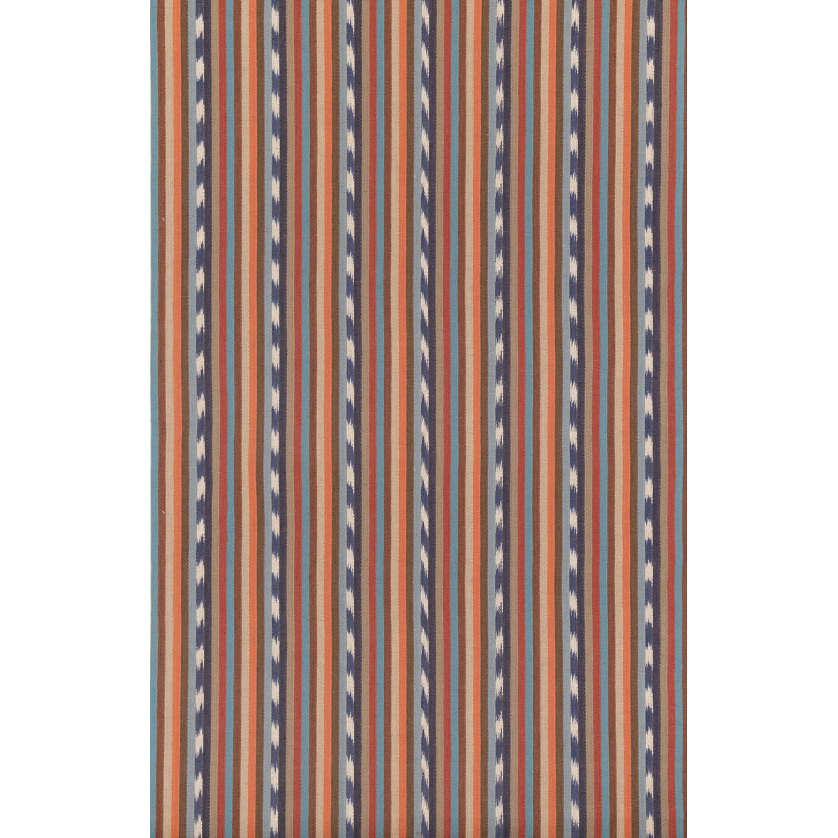 Manor Stripe - Blue/Red - FD862.G103.0 - Mulberry Fabric - Mulberry Fabric