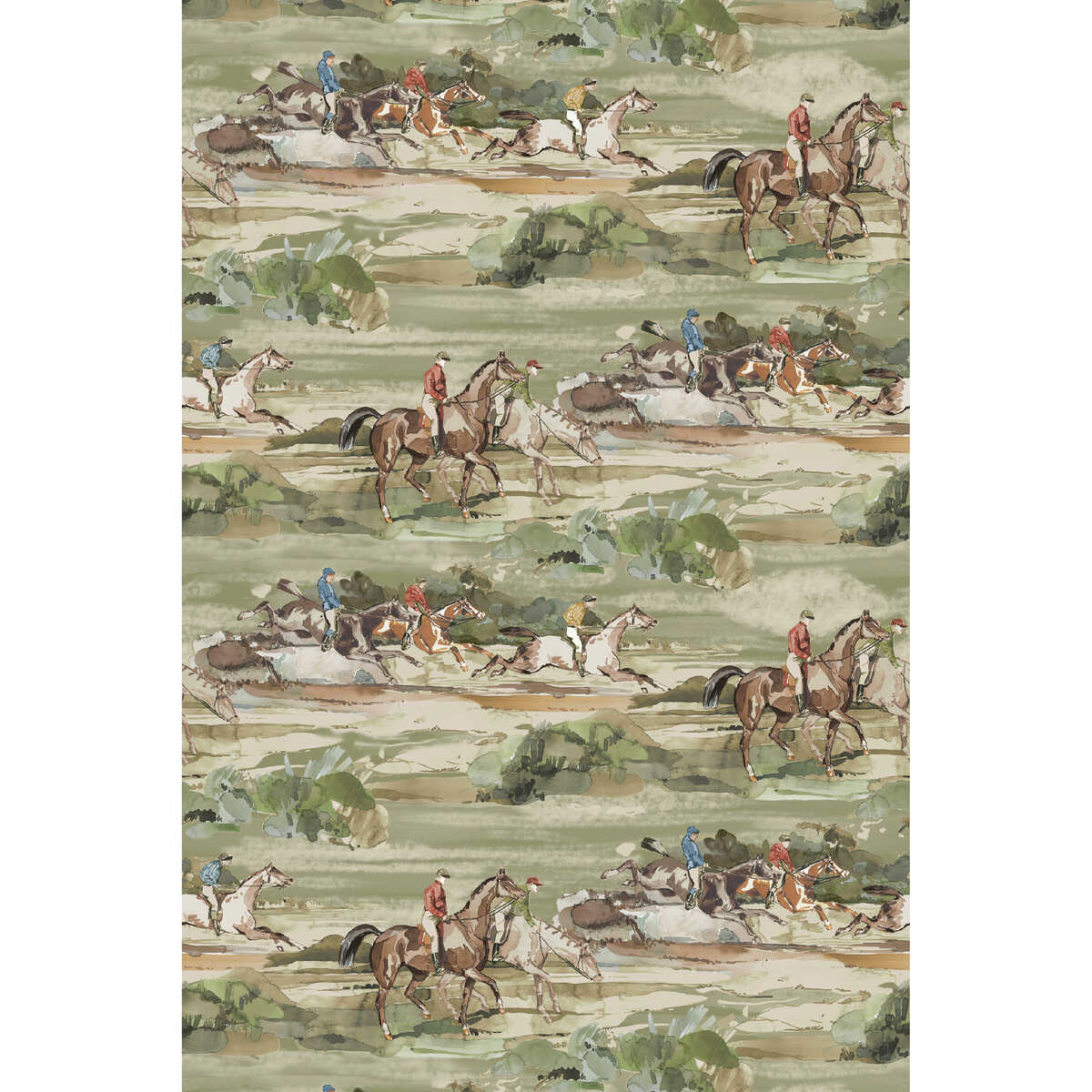 Morning Gallop - Antique - MULBERRY Wallpaper