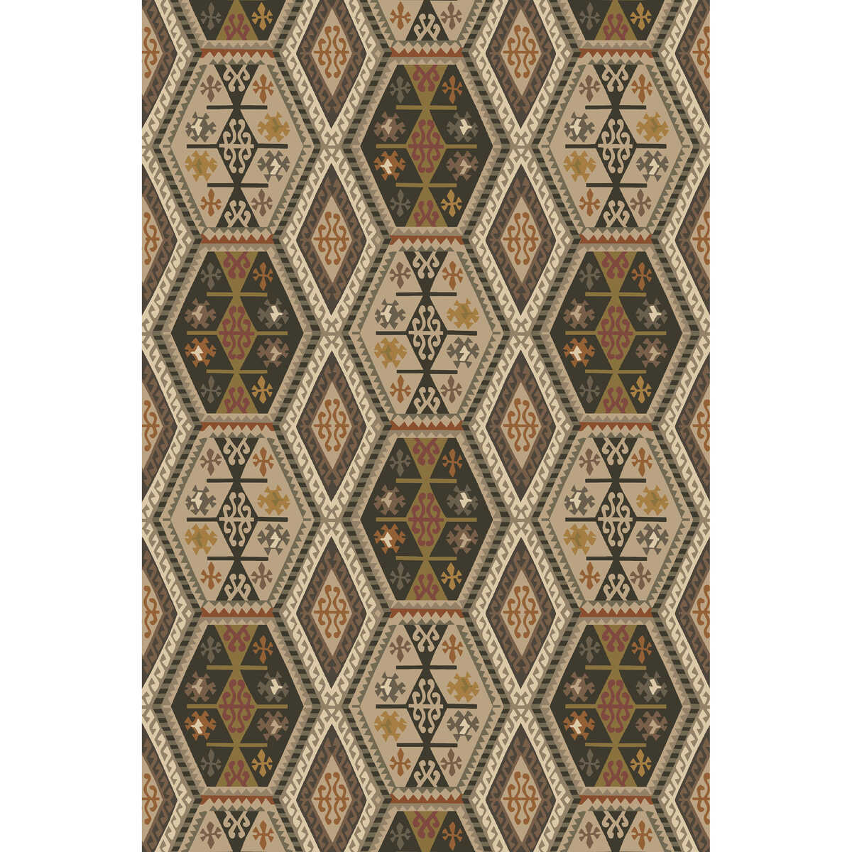 Buckland - Woodsmoke - MULBERRY Wallpaper