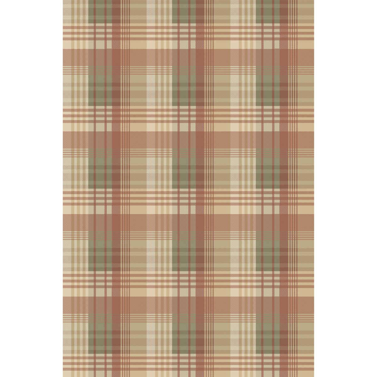 Mulberry Ancient Tartan - Lovat/Red - MULBERRY Wallpaper