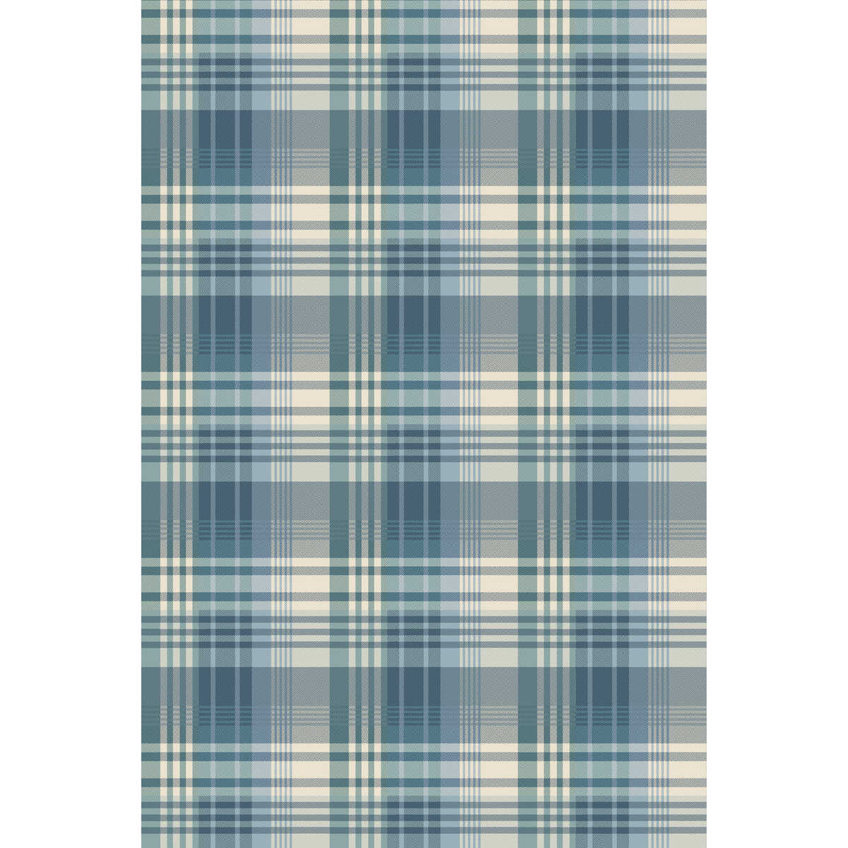 Mulberry Ancient Tartan - Teal - MULBERRY Wallpaper