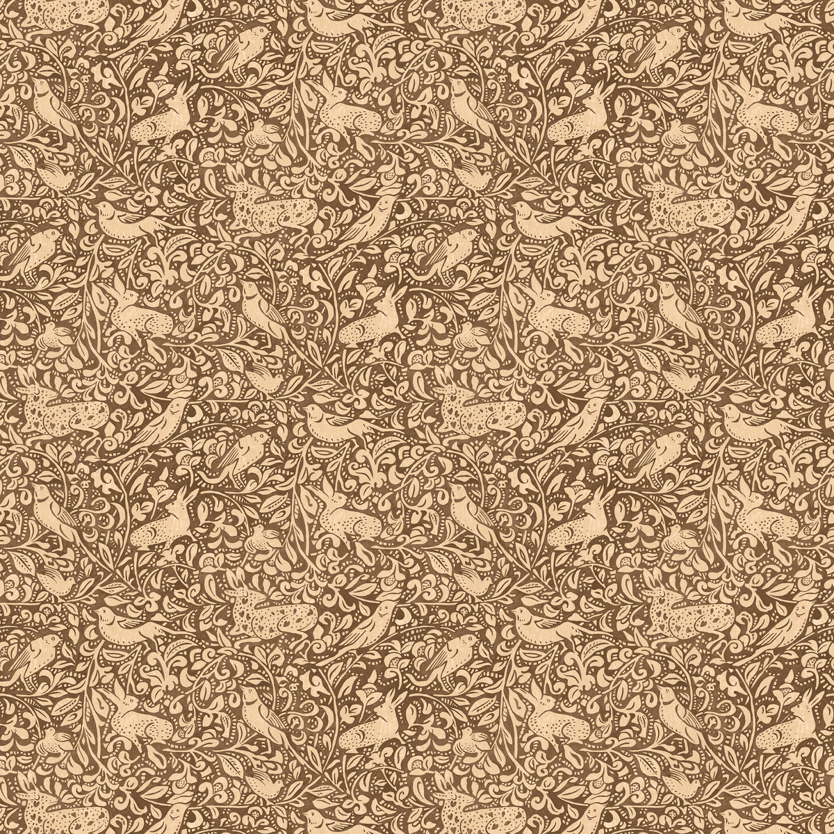 Hedgerow - Espresso - FG110.K74.0 - Mulberry Wallpaper