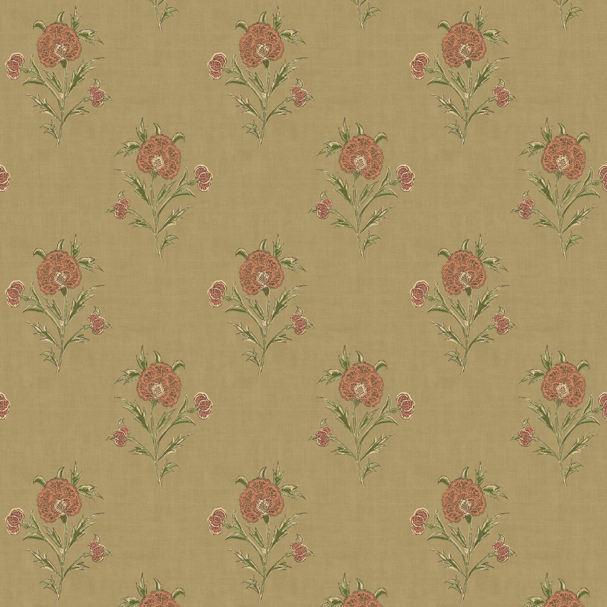 Somerton - Moss - FG111.R107.0 - Mulberry Wallpaper - Mulberry Wallpaper