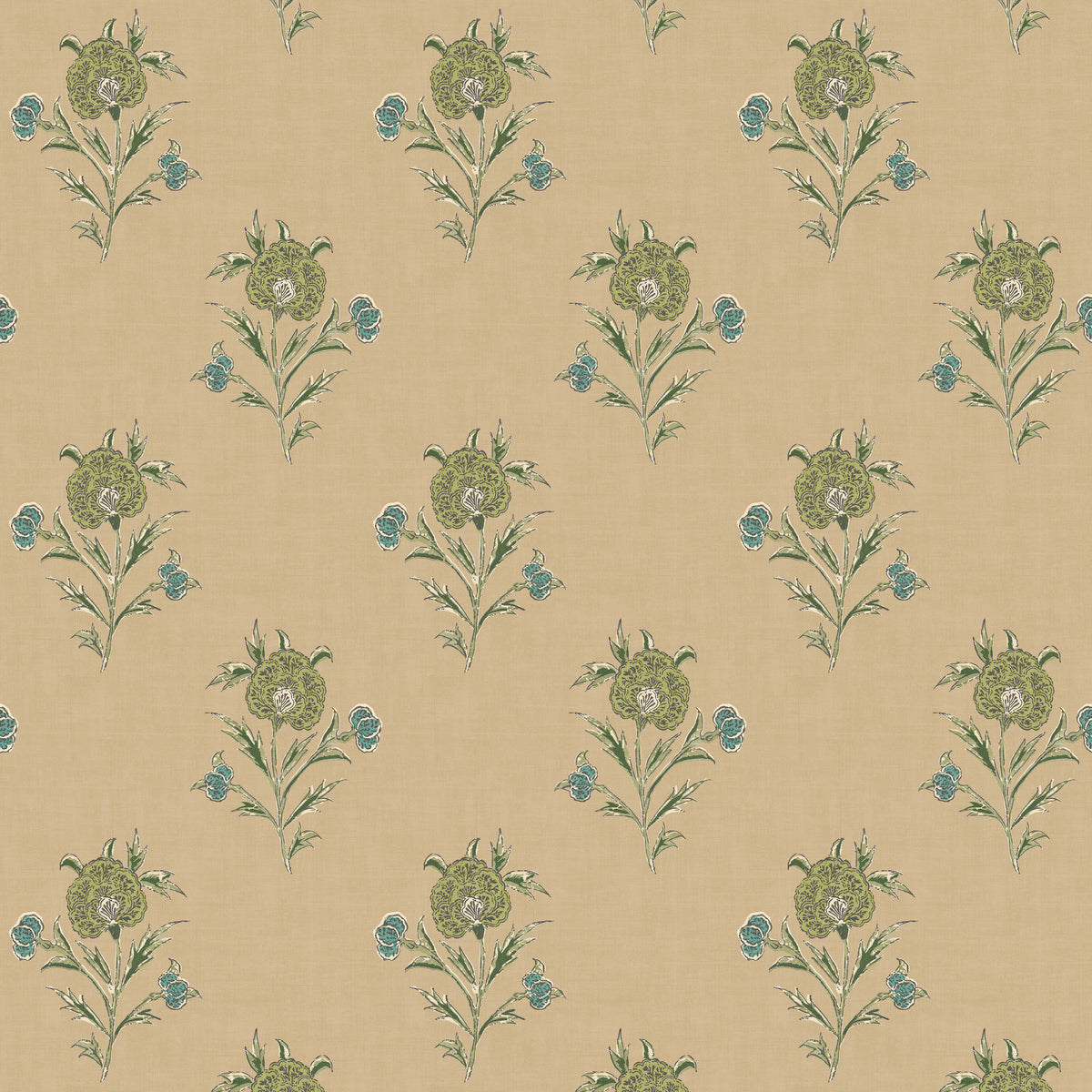 Somerton - Emerald - FG111.S16.0 - Mulberry Wallpaper