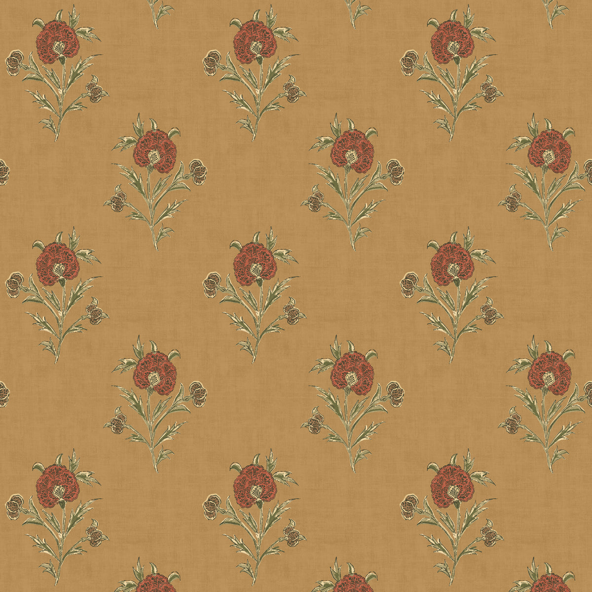 Somerton - Ochre - FG111.T128.0 - Mulberry Wallpaper