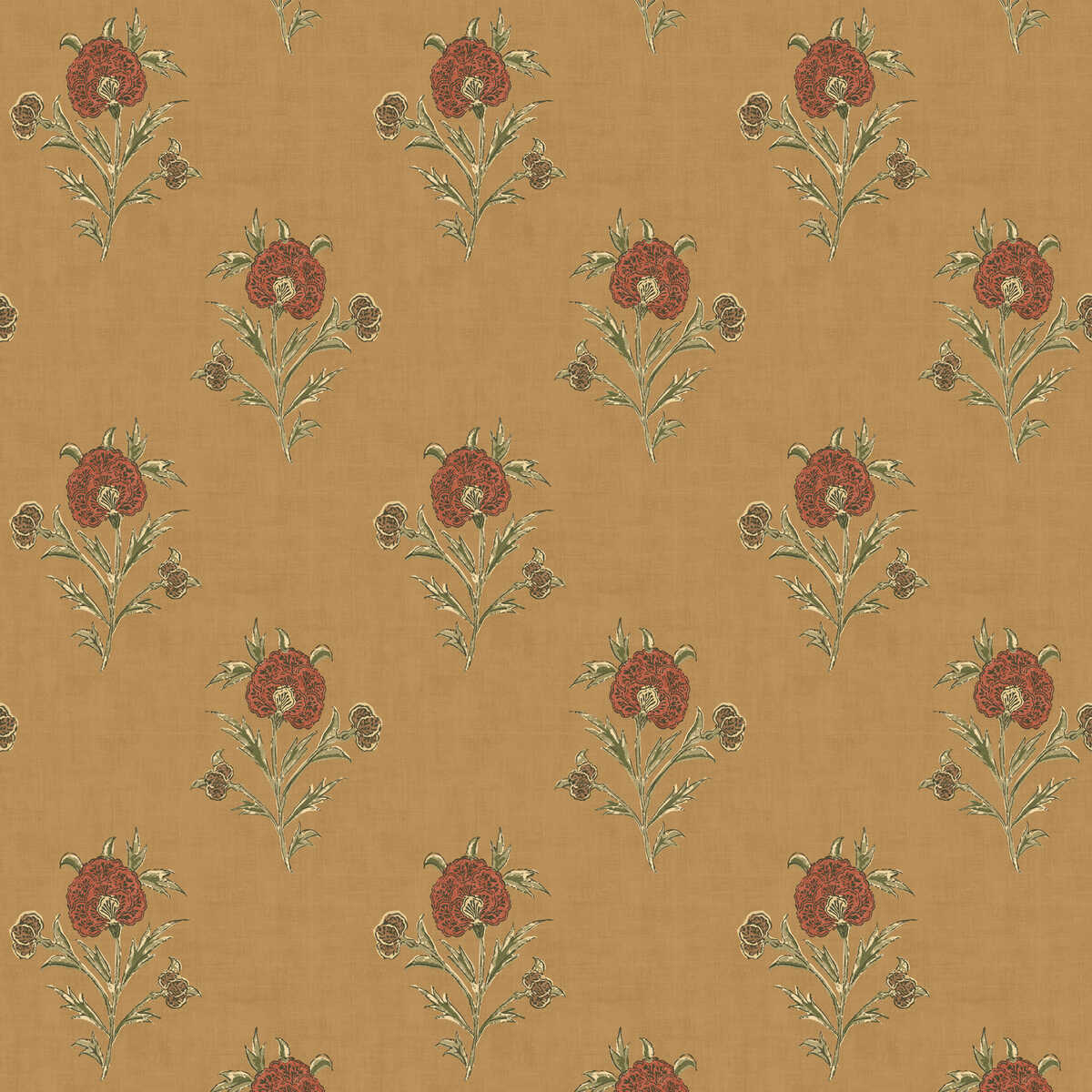 Somerton - Ochre - MULBERRY Wallpaper