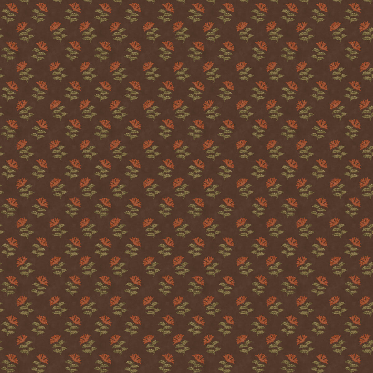 Mulberry Sprig - Espresso - FG113.K74.0 - Mulberry Wallpaper