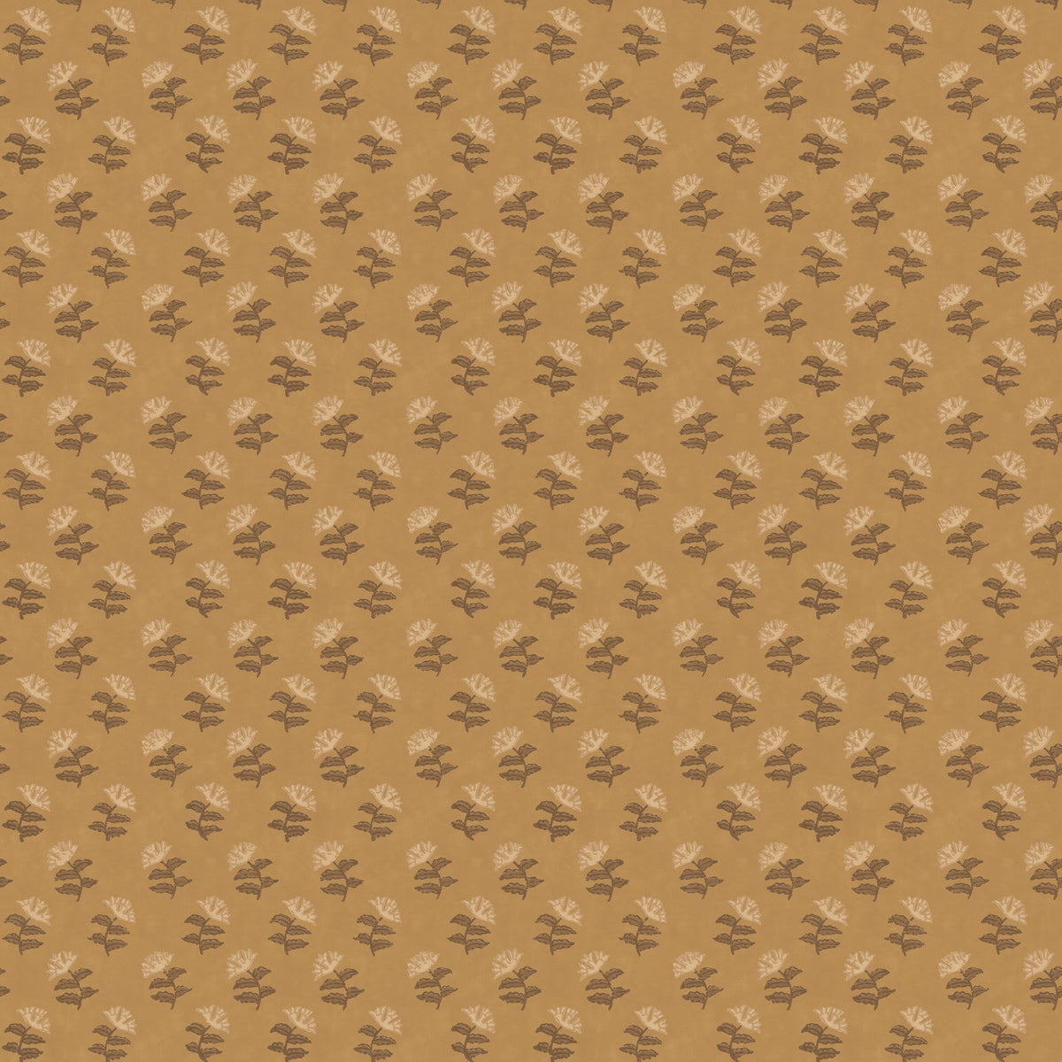 Mulberry Sprig - Ochre - FG113.T128.0 - Mulberry Wallpaper
