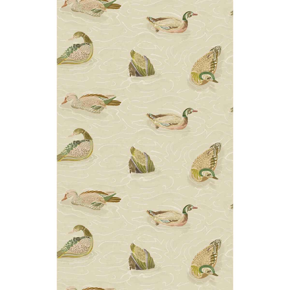 Fg122s480 Duck Pond Emerald Stone Mulberry Wallpaper - MULBERRY Wallpaper