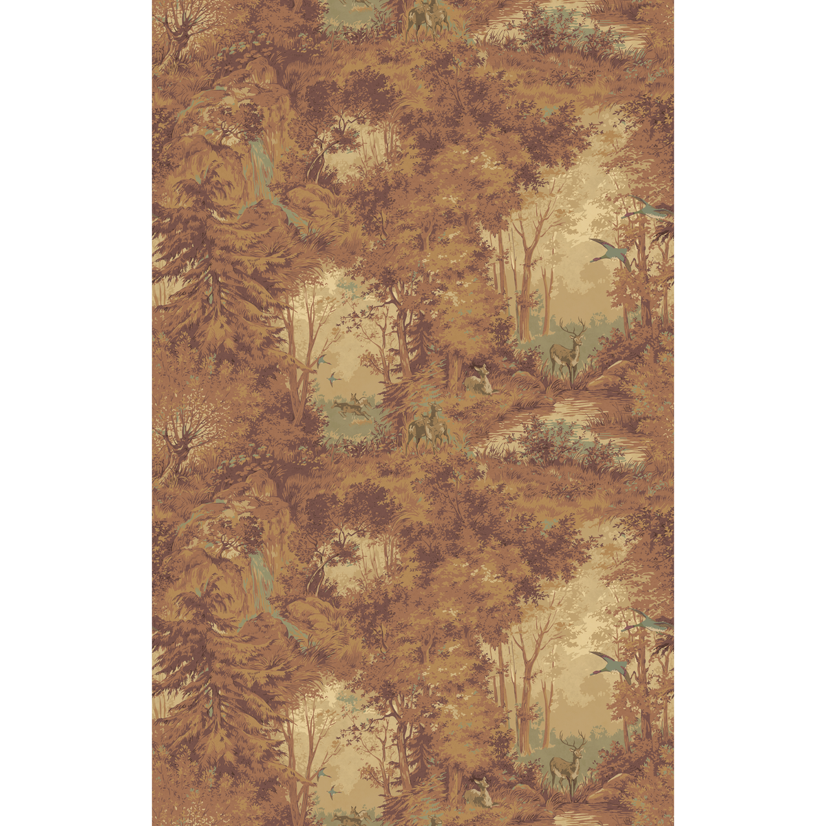 Mulberry Woodland - Autumn - Mulberry Wallpaper
