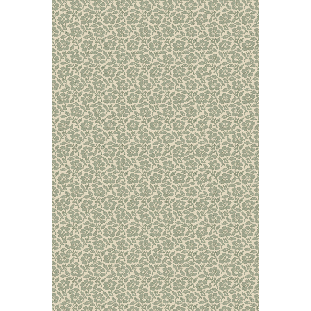 Martock Sprig - Aqua - FG131.R104.0 - Mulberry Wallpaper - Mulberry Wallpaper