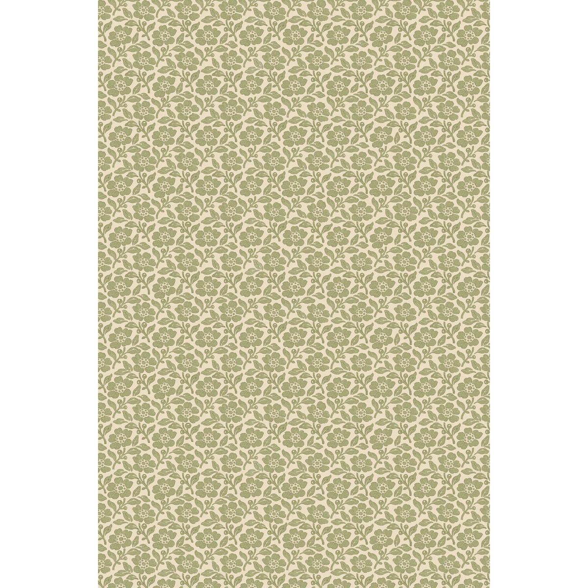 Martock Sprig - Moss - FG131.R107.0 - Mulberry Wallpaper - Mulberry Wallpaper
