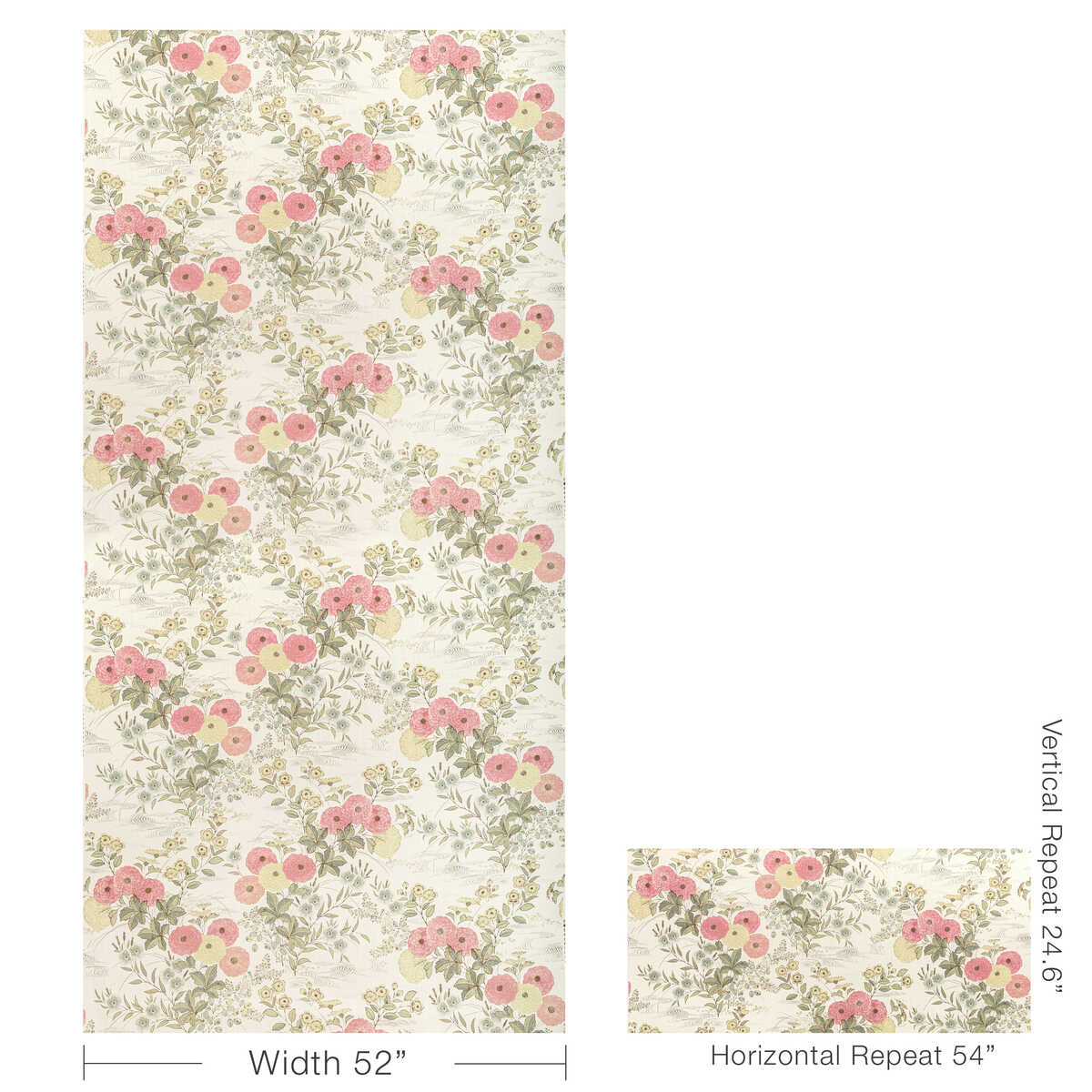 Fiorella - Coral - KRAVET COUTURE Fabric