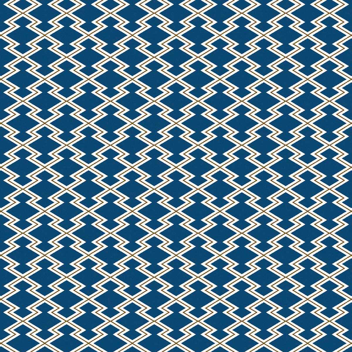 Gdt56250030 Hayami Azul Ocre Gaston Y Daniela Fabric - GASTON Y DANIELA Fabric