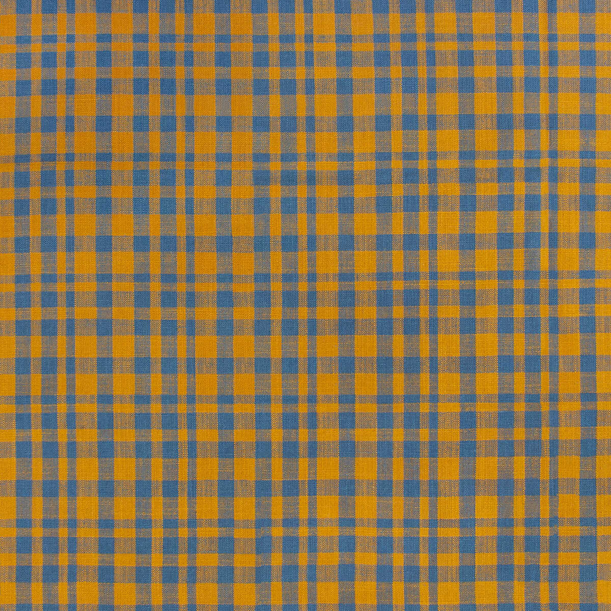 Drach - Ocre/Azul Plomo - GASTON Y DANIELA Fabric