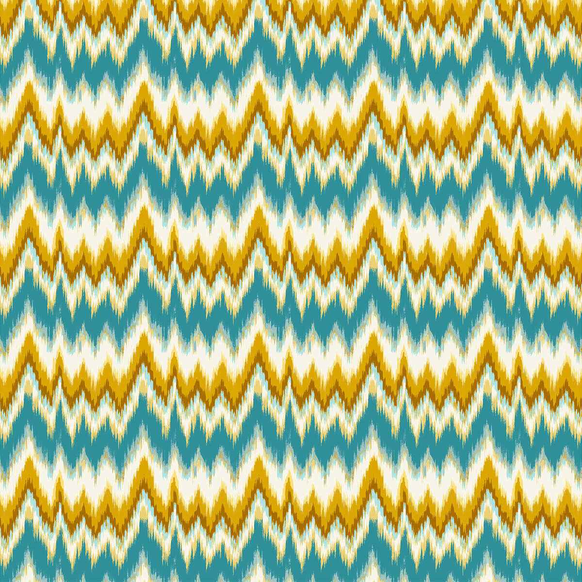 Gdt56770030 Cala Figuera Turquesa Ocre Gaston Y Daniela Fabric - GASTON Y DANIELA Fabric