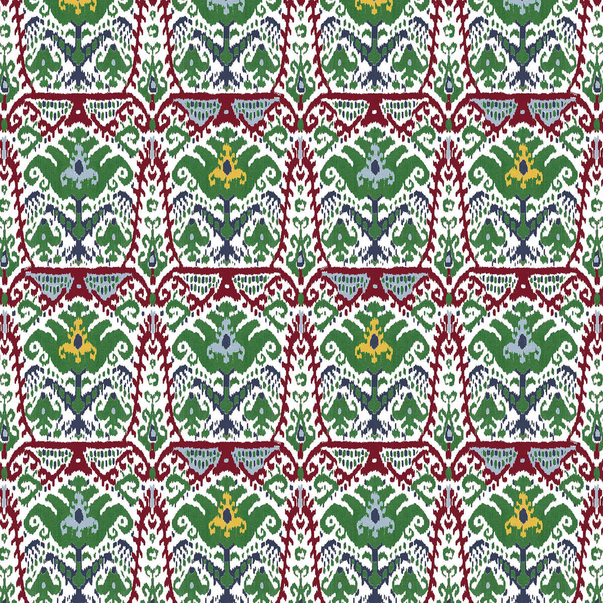 Doga - Rojo/Verde - GASTON Y DANIELA Fabric