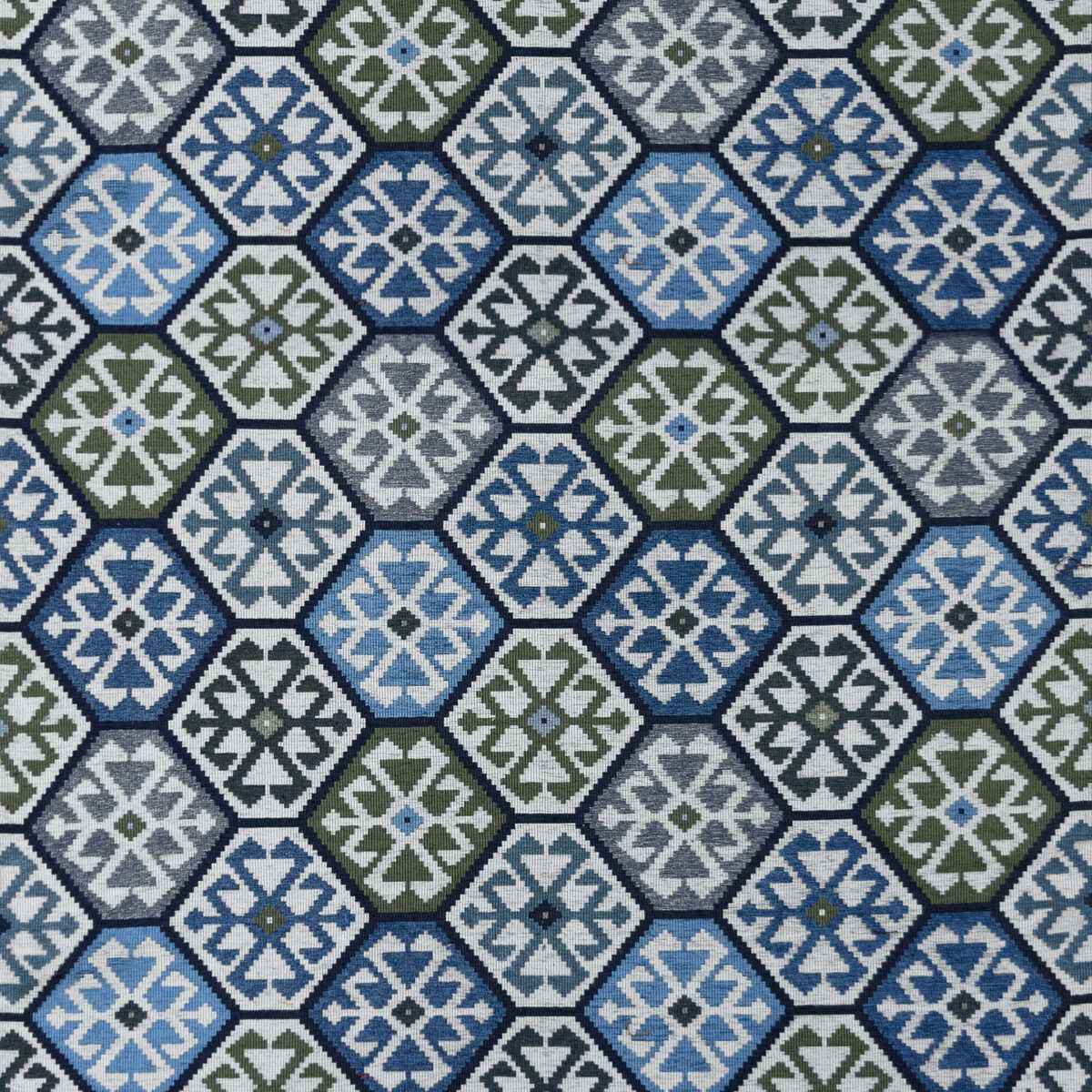 Gdt57960030 Tesalonica Verde Azul Gaston Y Daniela Fabric