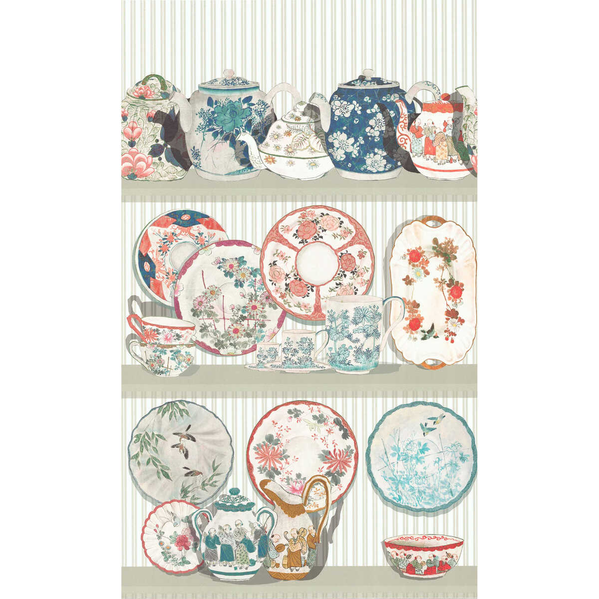 Tea Time - Multi - GASTON Y DANIELA Wallpaper