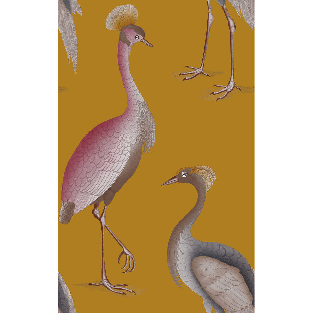 Garzas - Ocre - GASTON Y DANIELA Wallpaper