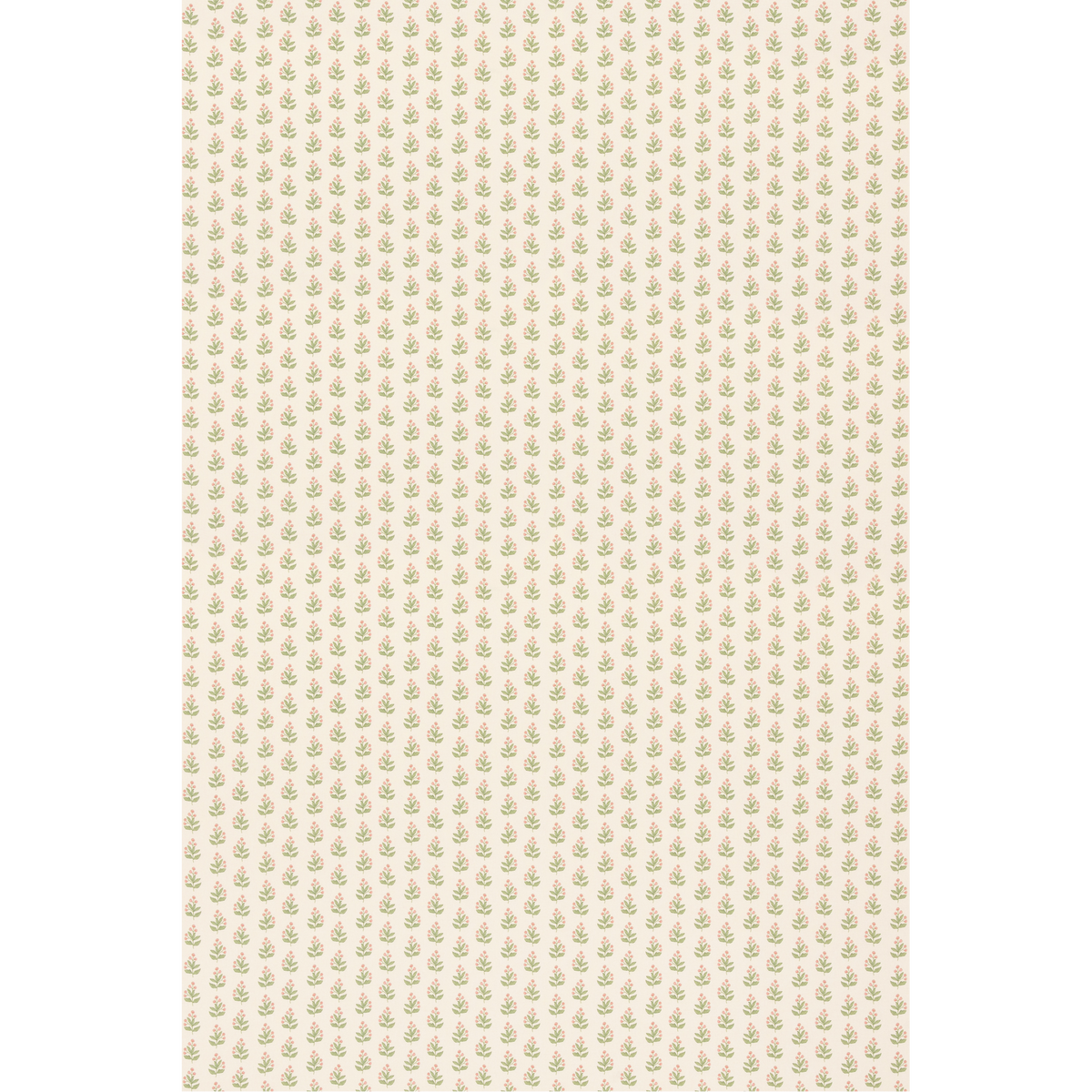 George & Minnie Ditsy - Blush/Emerald - George & Minnie Fabric
