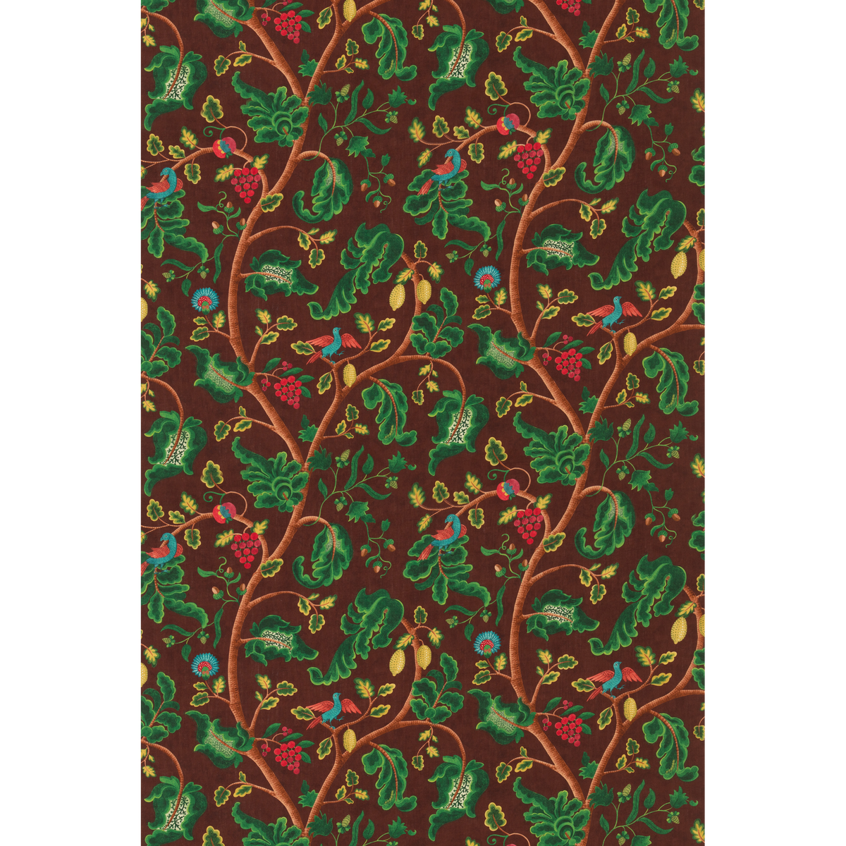George & Minnie Mythical Trail - Walnut/Emerald - George & Minnie Fabric