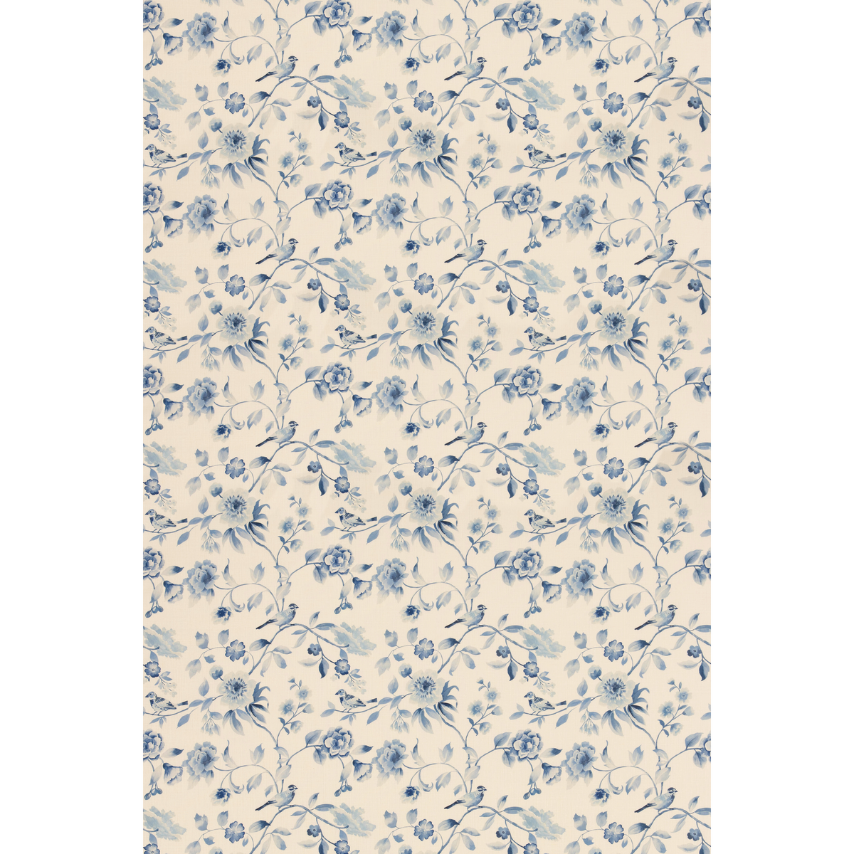 George & Minnie Watercolour Bird - Ink - George & Minnie Fabric