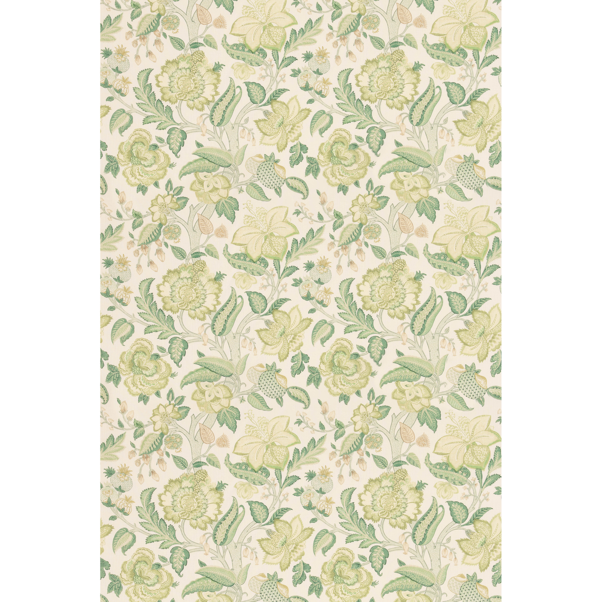 George & Minnie Indienne Tree - Emerald - George & Minnie Fabric