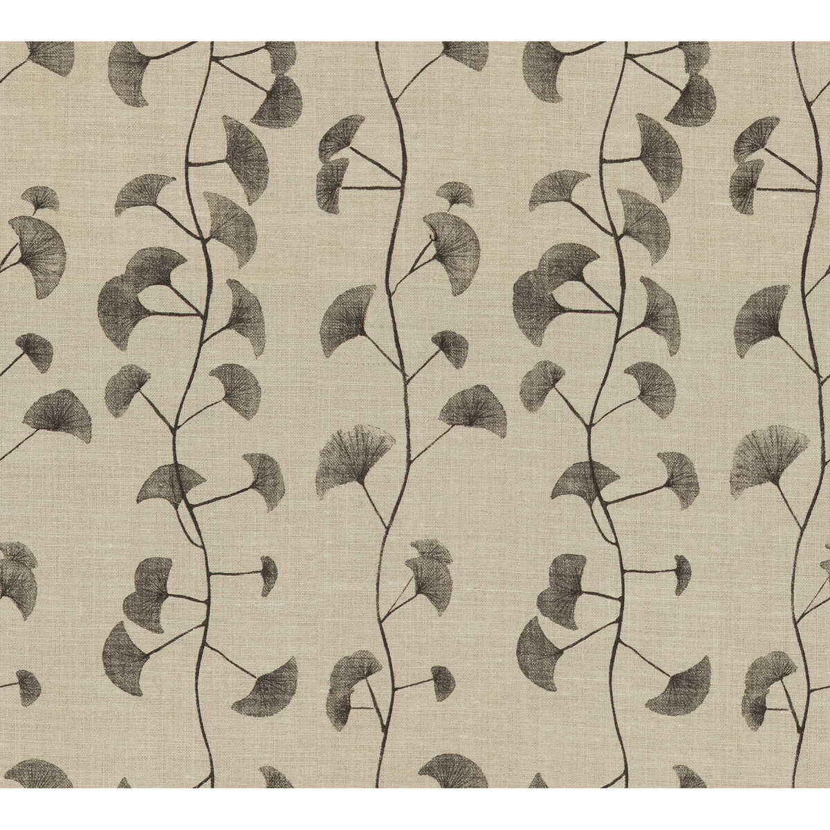 Fans - Natural/Charcoal - LEE JOFA MODERN Fabric