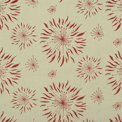 Dandelion - Cream/Red - LEE JOFA MODERN Fabric