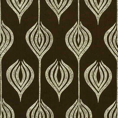 Tulip - Chocolate/Cream - LEE JOFA MODERN Fabric