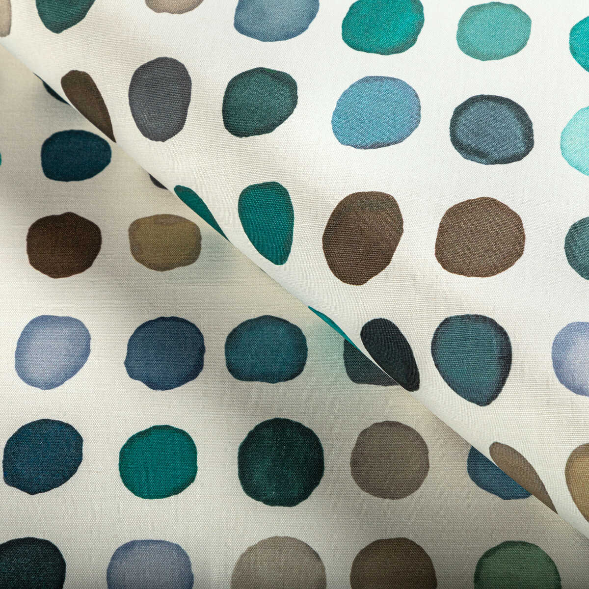 Twister Print - Denim/Aqua - LEE JOFA MODERN Fabric